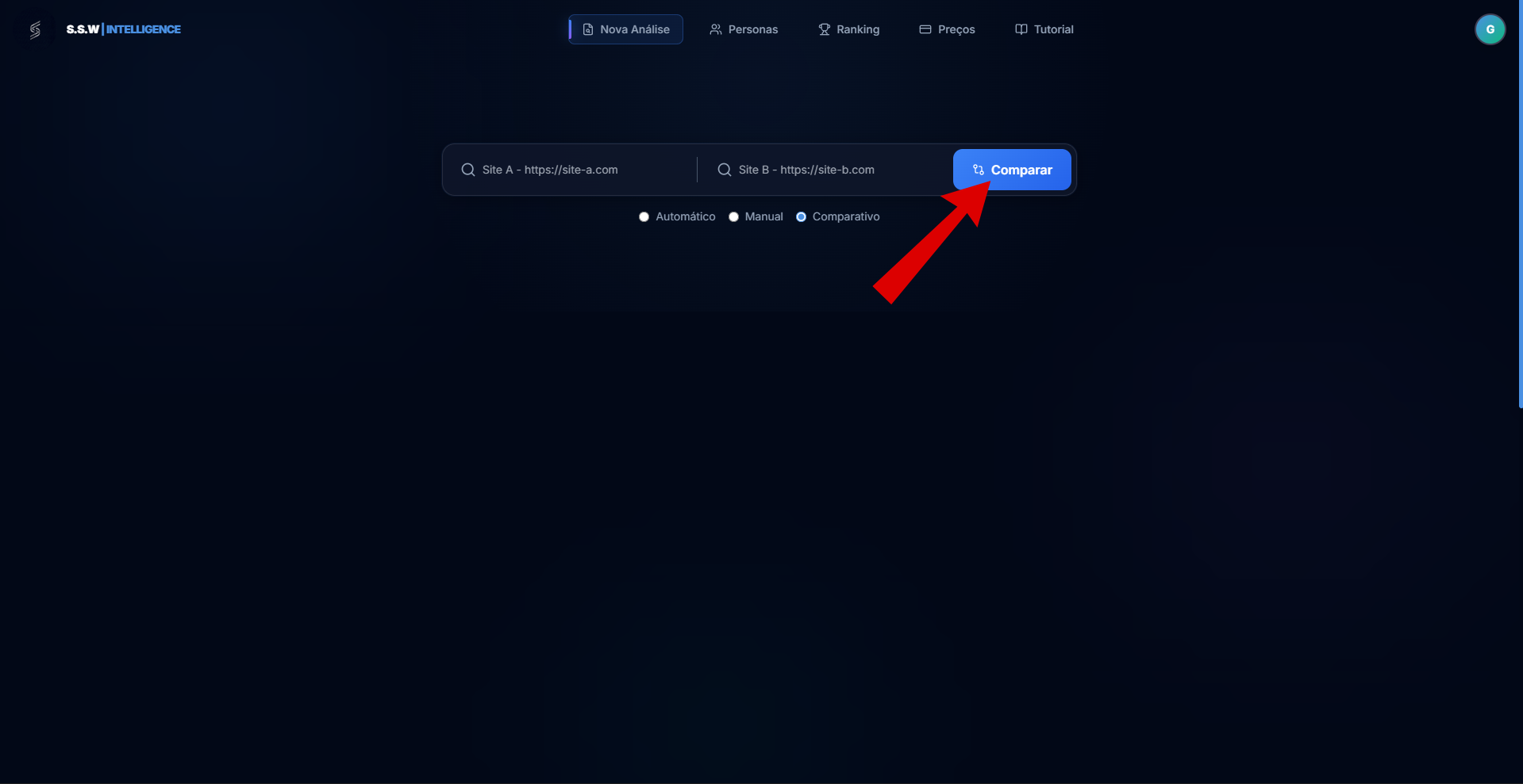 Executando Análise Comparativa